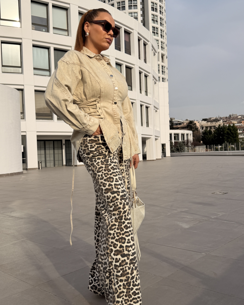 İTALYAN LEOPAR JEAN