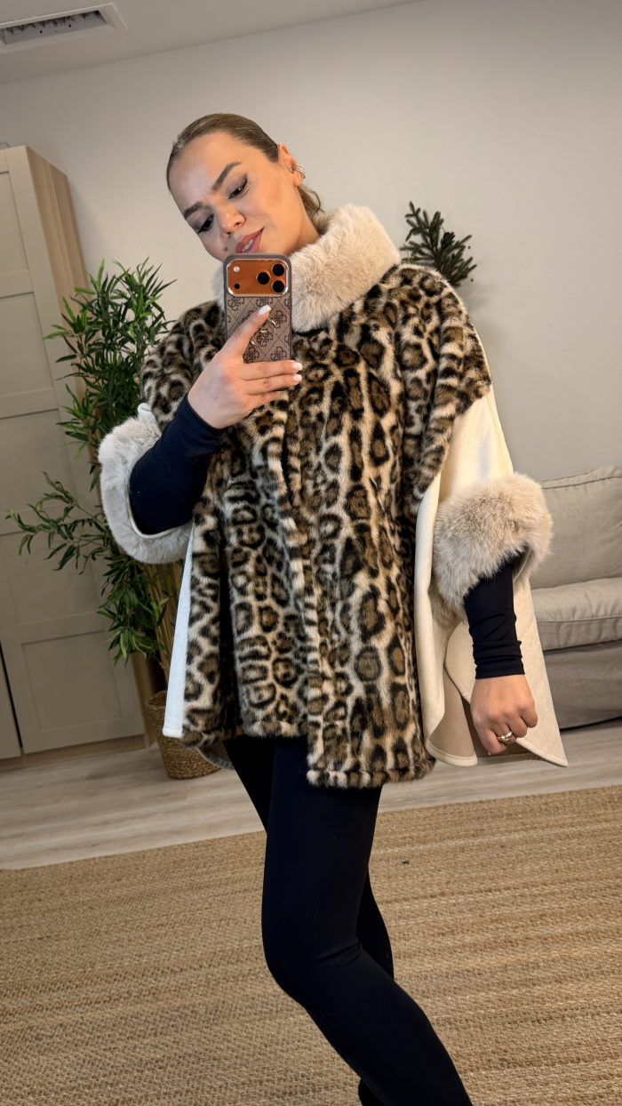 İTALYAN LEOPAR DETAY PANÇO MONT