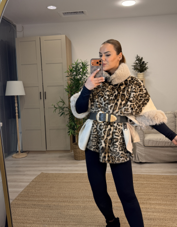 İTALYAN LEOPAR DETAY PANÇO MONT
