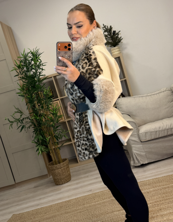İTALYAN LEOPAR DETAY PANÇO MONT