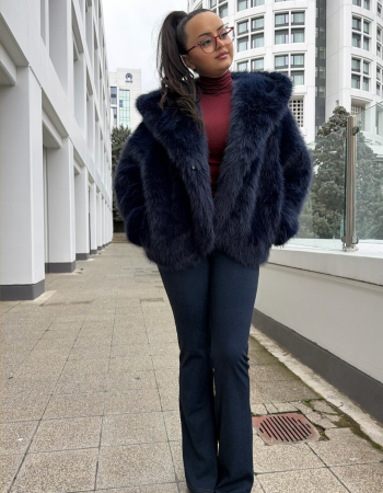 LACİVERT PREMIUM KÜRK