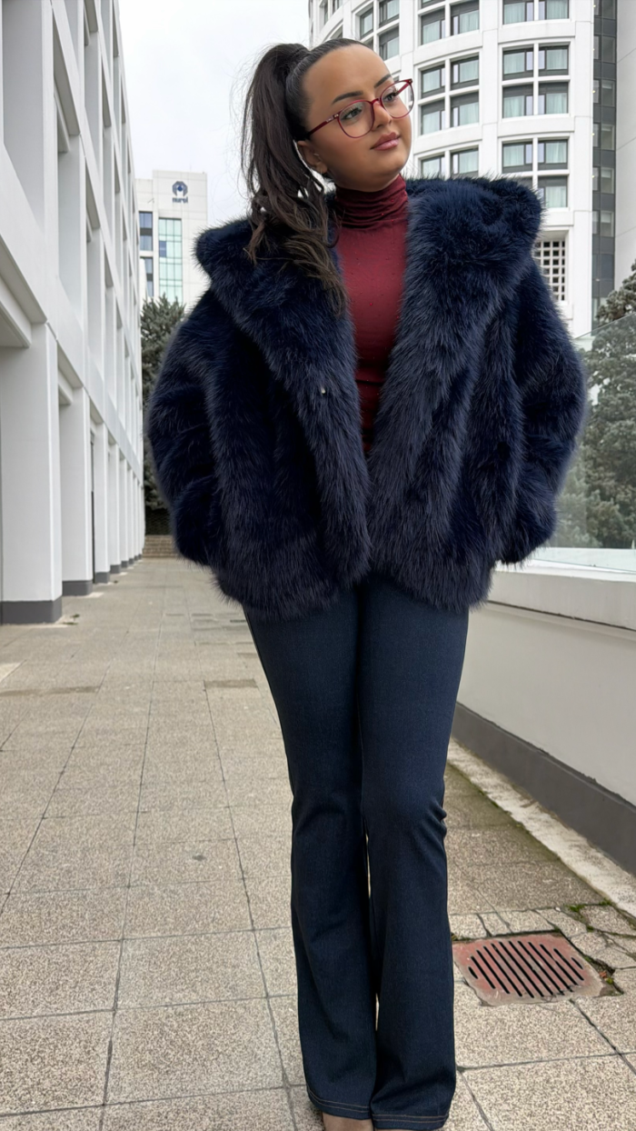 LACİVERT PREMIUM KÜRK