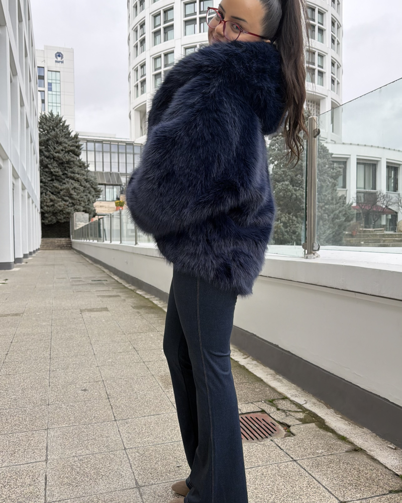 LACİVERT PREMIUM KÜRK