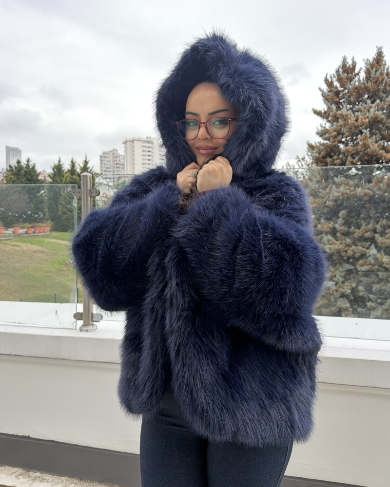 LACİVERT PREMIUM KÜRK