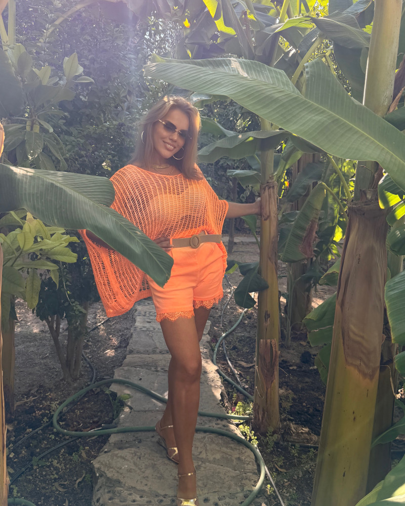 İTHAL DANTEL ŞORT ORANGE İTHAL DANTEL ŞORT ORANGE