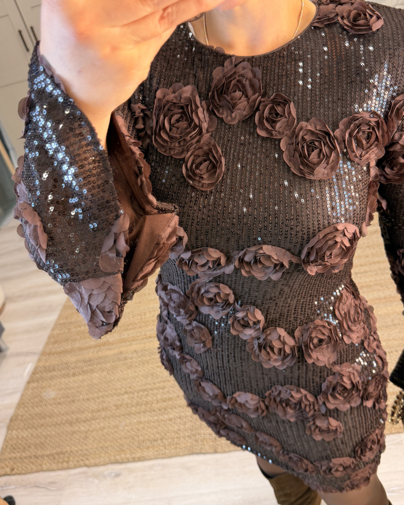 PARİS NİGHT ELBİSE KAHVERENGİ