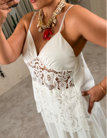 CAPRİ BLANCHE ELBİSE BEYAZ