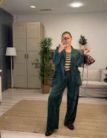 KADİFE İTALYAN TAKIM ZÜMRÜT