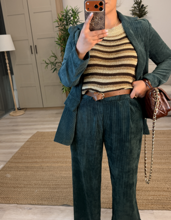 KADİFE İTALYAN TAKIM ZÜMRÜT