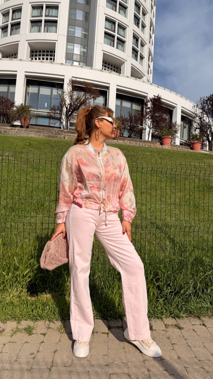 İTALYAN KEMERLİ JEAN PEMBE