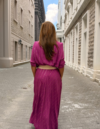 MURANO İKİLİ SET PURPLE