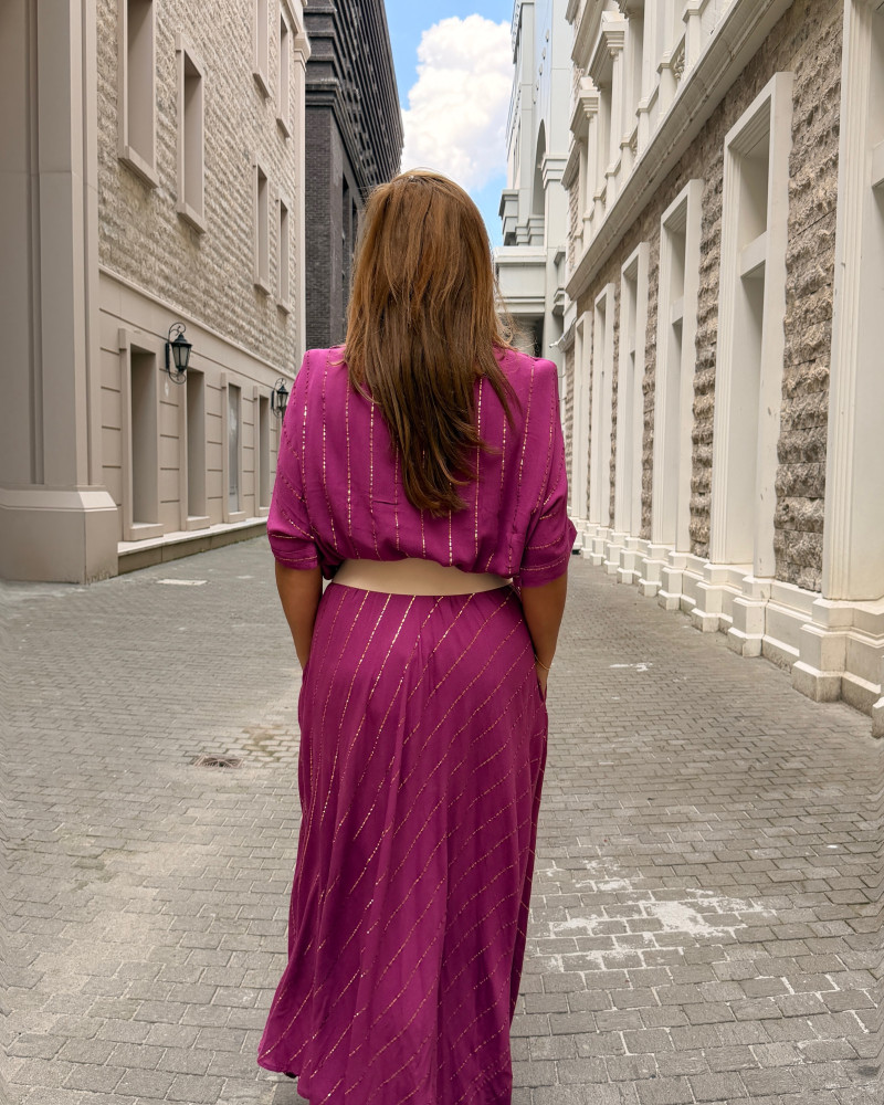 MURANO İKİLİ SET PURPLE