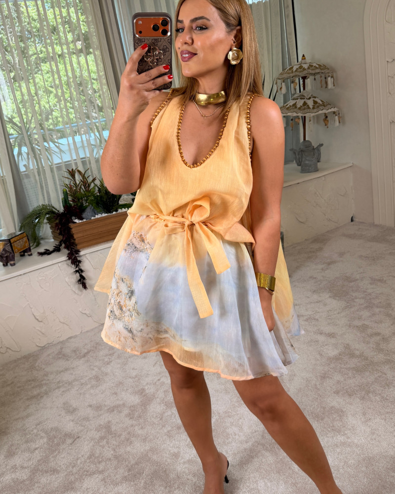 AZURE DRESS ORANGE AZURE DRESS ORANGE