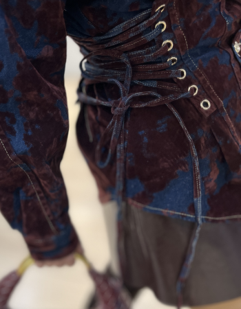 İTALYAN DOKULU BORDO GÖMLEK