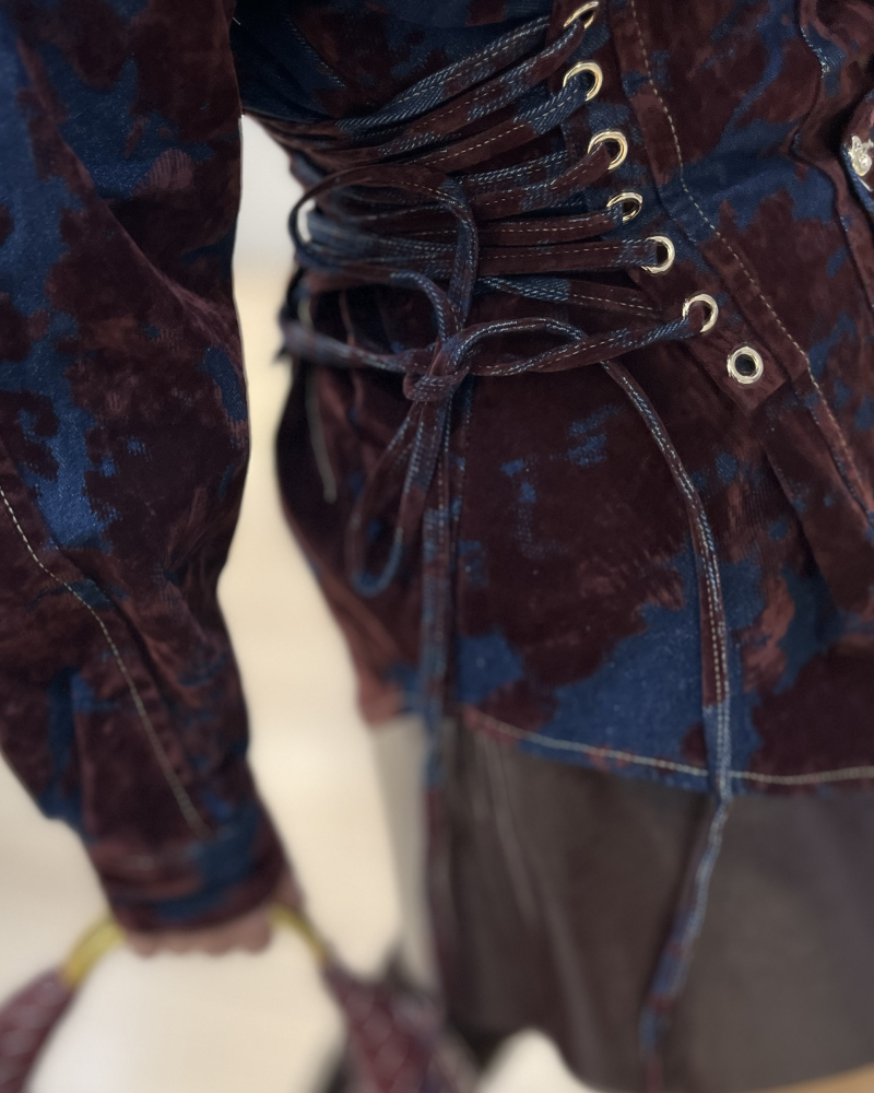 İTALYAN DOKULU BORDO GÖMLEK