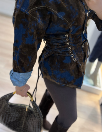 İTALYAN DOKULU KAHVE GÖMLEK