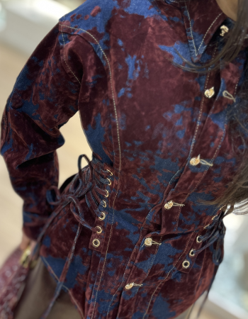 İTALYAN DOKULU BORDO GÖMLEK