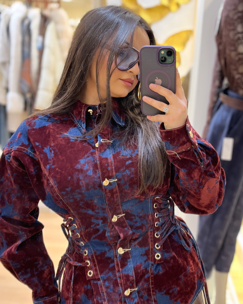 İTALYAN DOKULU BORDO GÖMLEK