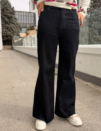 LACİVERT JEAN CEP DETAY