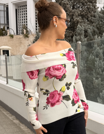 MADONNA YAKA FLOWER MERSERİZE