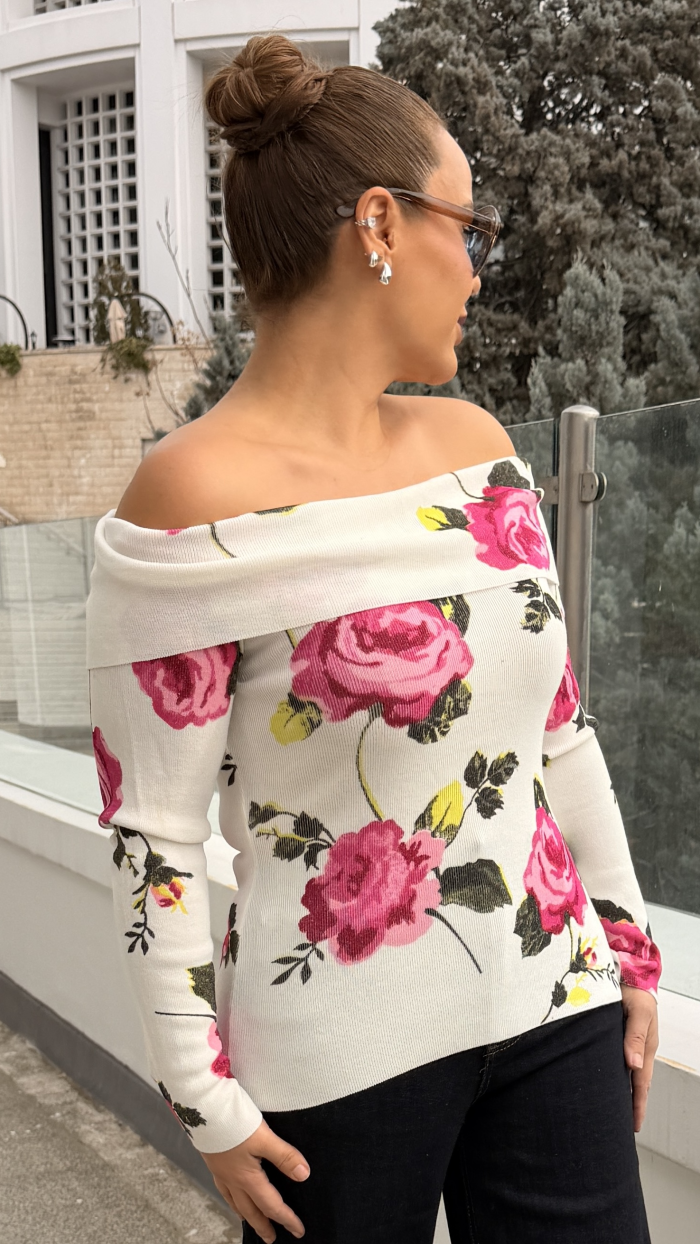 MADONNA YAKA FLOWER MERSERİZE 