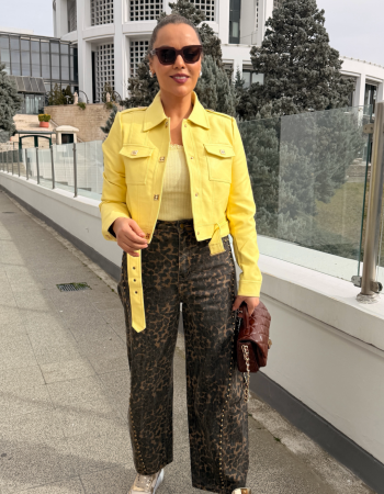 ZIMBA DETAY LEOPAR JEAN