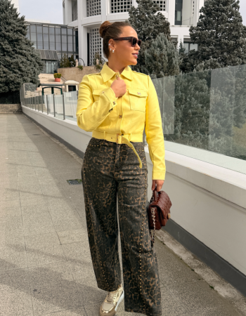 ZIMBA DETAY LEOPAR JEAN