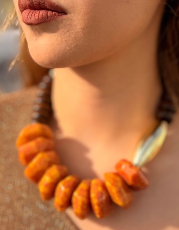 İTALYAN KOLYE ORANGE