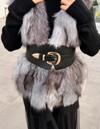 İTALYAN KÜRK YELEK ORİJİNAL