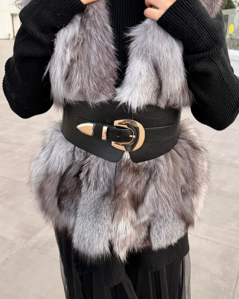 İTALYAN KÜRK YELEK ORİJİNAL