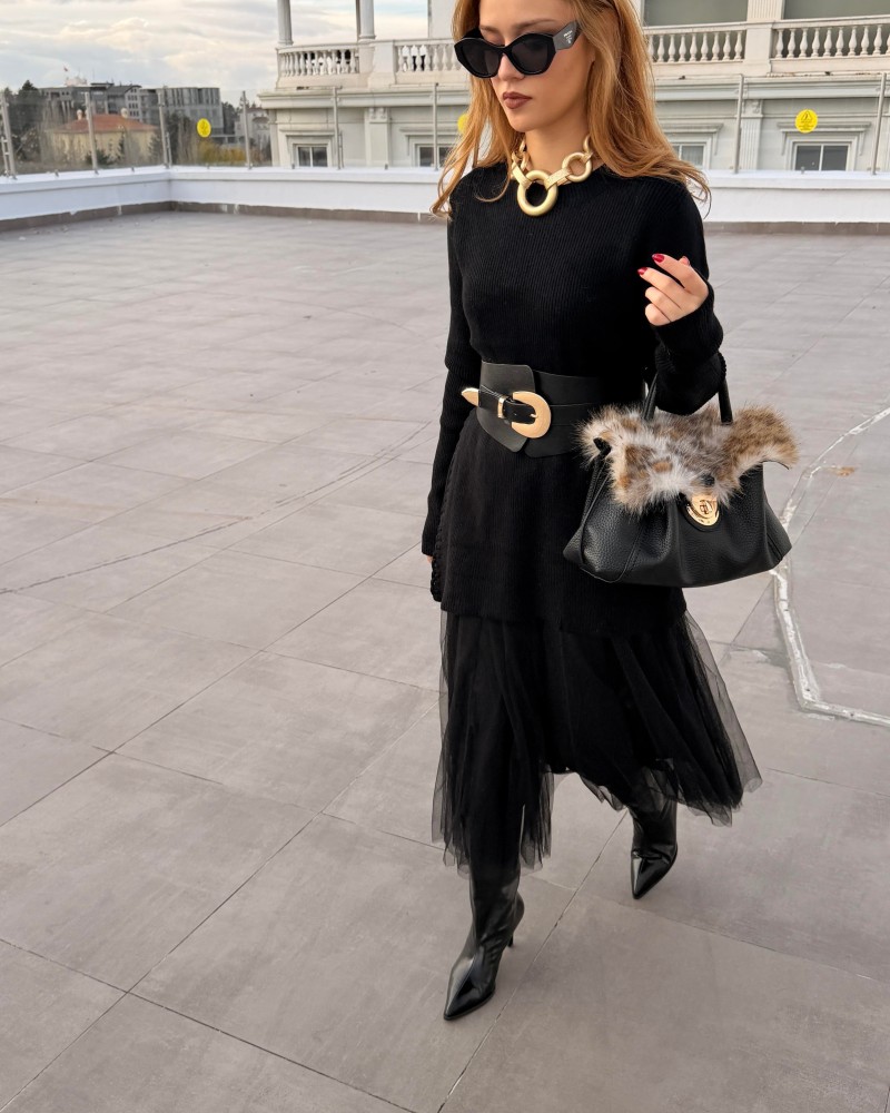 İTALYAN TASARIM GOLD HALKA KOLYE