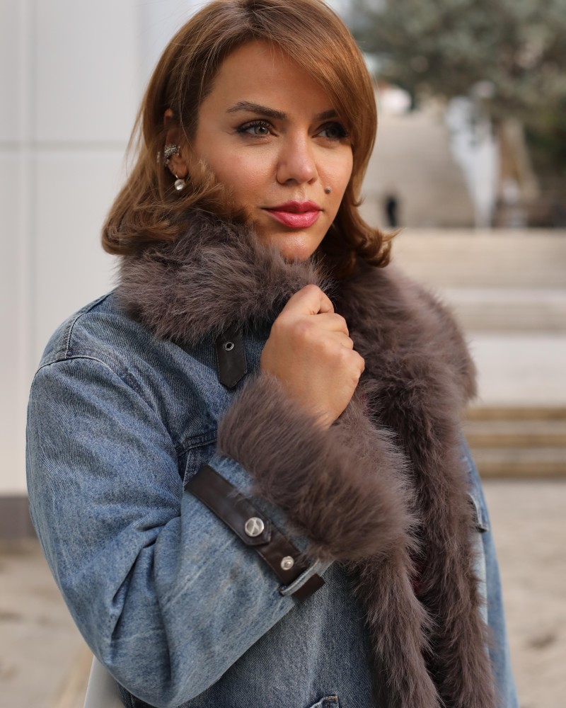 KÜRK DETAYLI KOT İTHAL KABAN