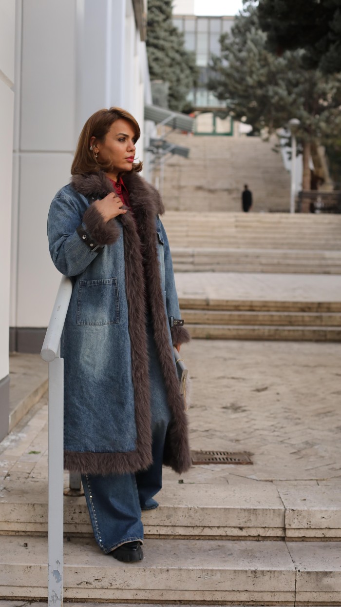 KÜRK DETAYLI KOT İTHAL KABAN