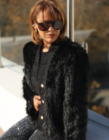 KÜRKLÜ HIRKA MONT SİYAH